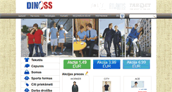 Desktop Screenshot of dinoss.lv