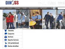 Tablet Screenshot of dinoss.lv